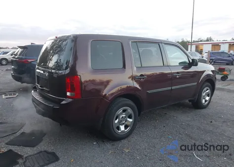 2013 Honda Pilot Lx z USA, uszkodzony, nr VIN 5FNYF3H25DB044561
